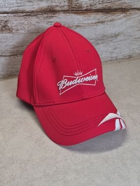 Reebok Red Budweiser Logo Baseball Cap